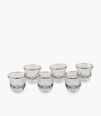 Luxe Gold Gawa Cup, Set of 6