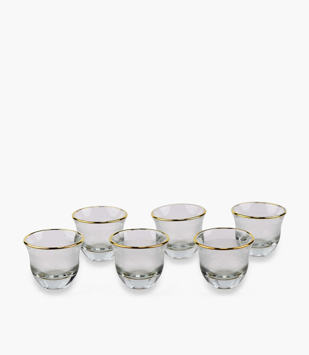 Luxe Gold Gawa Cup, Set of 6