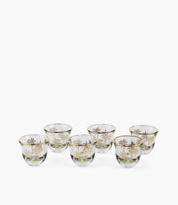 Oasis Palm Gold Gawa Cup, Set of 6