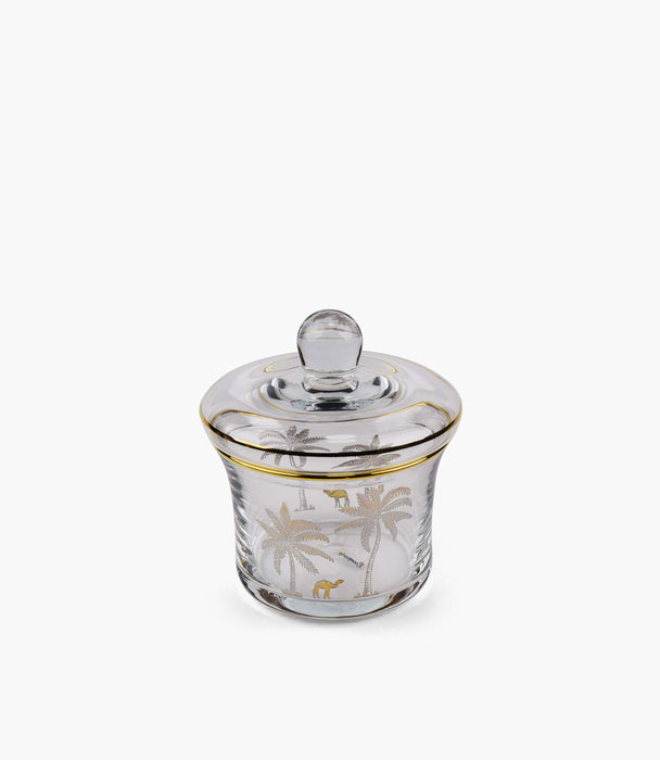 Oasis Palm Gold Sugar Bowl