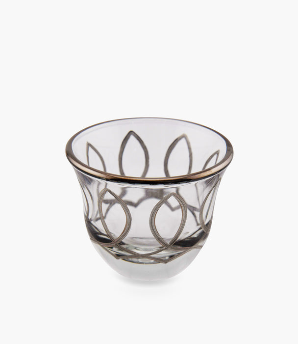 Victorian Platinum Gawa Cup, Set of 6