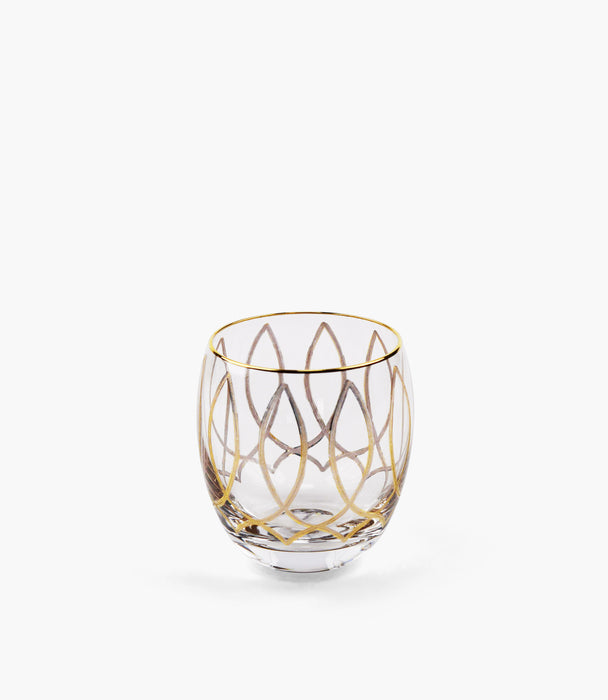Victorian Gold Short DrinkÂ , Set of 6