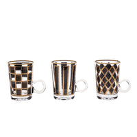 Gambit Tea Cup with Saucer, Set of 6, 120ml