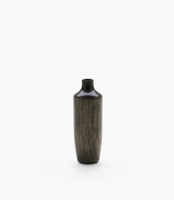 Butterly Handpainted Vase - Paulownia Wood - D10xH28