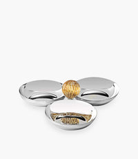 Glass Bubble Confectionery YEleialow R: 14cm, H: 3cm