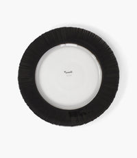 Solar Charger Plate Glass Black 33cm Set of 6 - Roomours