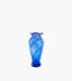 Murano Vase Scenic Strips Blue 17.5x17.5x38 - Roomours