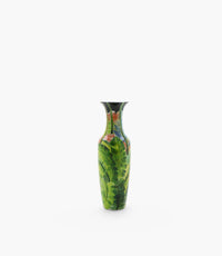 Amazonia Vase Porcelain Green, Blue and pink 82*27 cm - Roomours