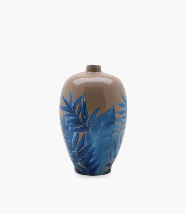 Amazonia Vase Porcelain Blue & Beige 58*35 cm - Roomours