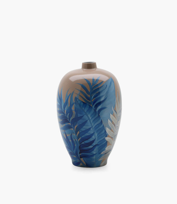 Amazonia Vase Porcelain Blue & Beige 58*35 cm - Roomours