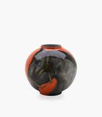 Horse Head Porcelain Handpainted Vase D38xh38 Cm