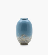 Amazonia Light Blue Porcelain Vase D32xh50 Cm