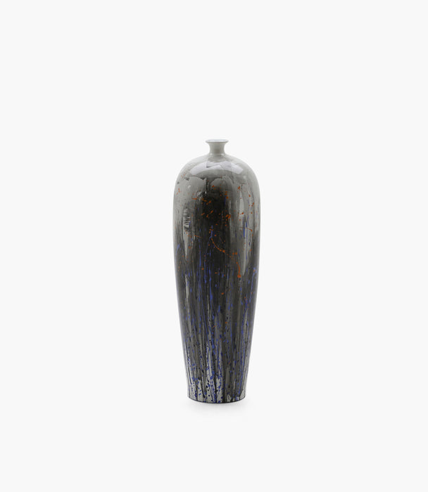 Amazonia Handpainted Tall Bud Porcelain Vase D18.2xh54.5 Cm