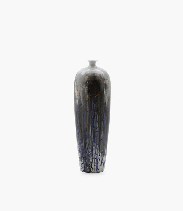 Amazonia Handpainted Tall Bud Porcelain Vase D18.2xh54.5 Cm