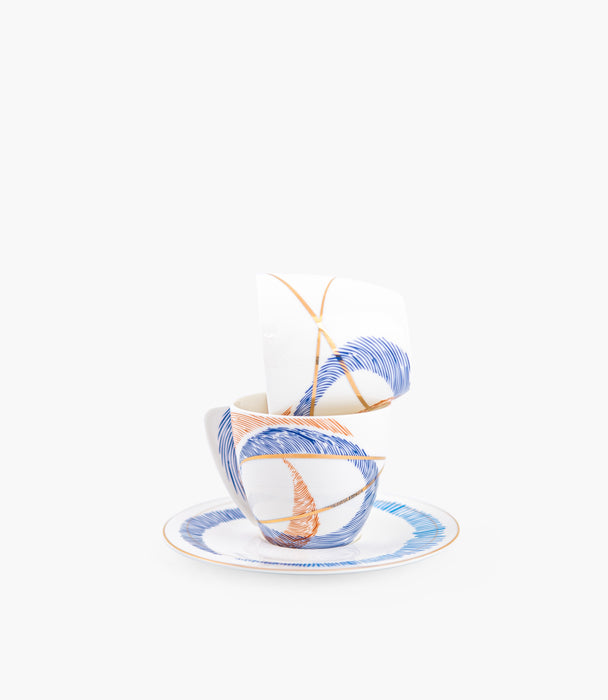Sharq Coffee/Tea cup with saucer / 6pcs set