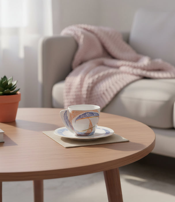 Sharq Coffee/Tea cup with saucer / 6pcs set