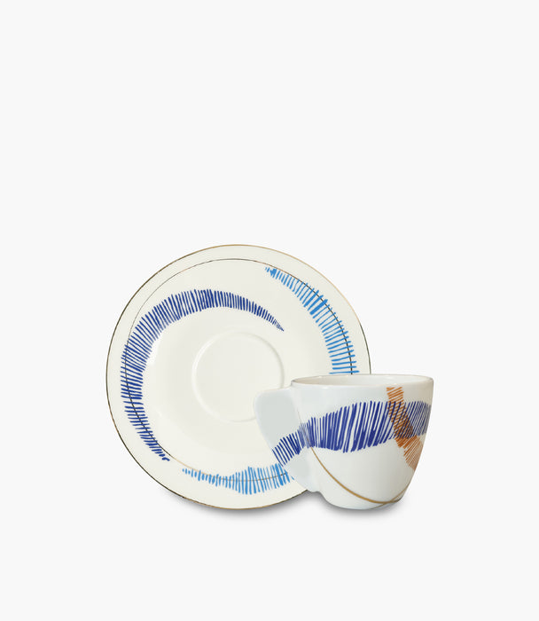 Sharq Esspresso cup with saucer / 6pcs set