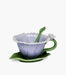 Porcelain Dahlia Floral cup & saucer w/spoon H 7.0CM - Roomours