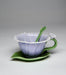 Porcelain Dahlia Floral cup & saucer w/spoon H 7.0CM - Roomours