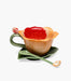 Porcelain Orchid cup & saucer w/spoonH 7.0CM - Roomours