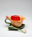 Porcelain Orchid cup & saucer w/spoonH 7.0CM - Roomours