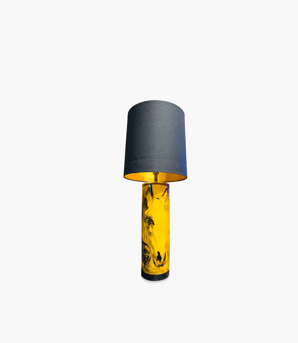 Big Horse Lampshades Porcelain Yellow 108x43Cm - Roomours