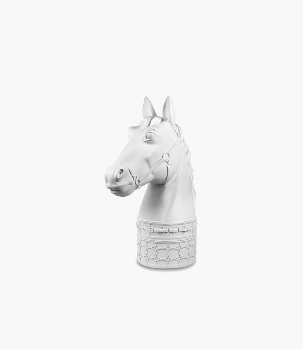 Optical White Polyresin Horse Mini