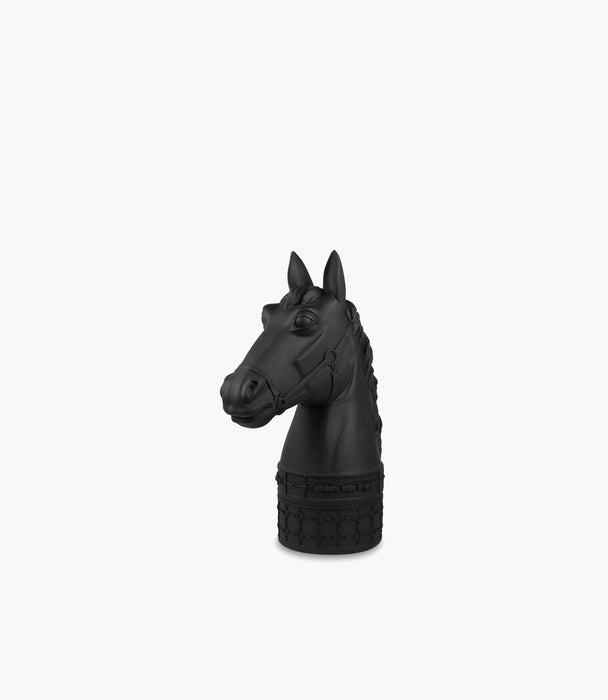 Optical Polyresin Horse Midi - Black