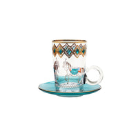 Pferd Tiffany Set of 6 Tea Cup with Saucer, 120 ml