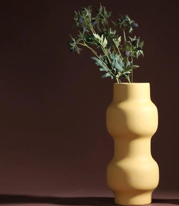 Martine Medium Vase - Yellow