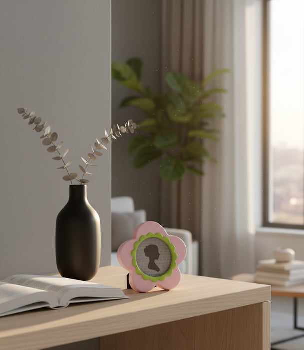Kimberly Pink/Green Photo Frame 10*10cm