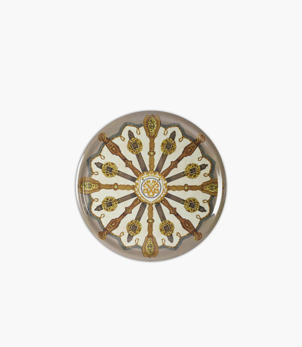 Horses Melamine Round Tray Diam 40cm - Horses - Roomours