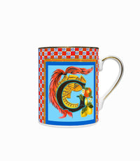 مج أورتجيا بورسلين ملوّن برسمة حرف G