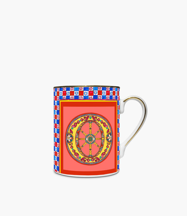 مج أورتجيا بورسلين ملوّن برسمة حرف O