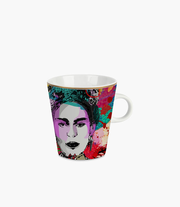 Street Art Porcelain Mug - Frida Ø 9,3 cm; H 10,2 cm