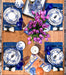 Peony Blue 4 Persons Dinner Set 20 Pcs - Roomours