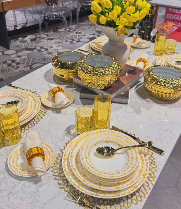 Pattern Play Pot Marigold 4 Persons Dinner Set 20 Pcs