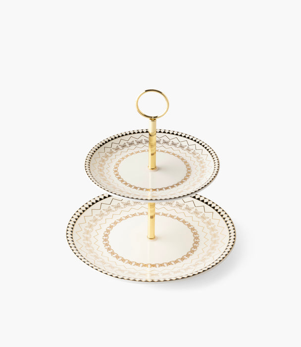 Marayah Pearl 2 Tier Cake Stand