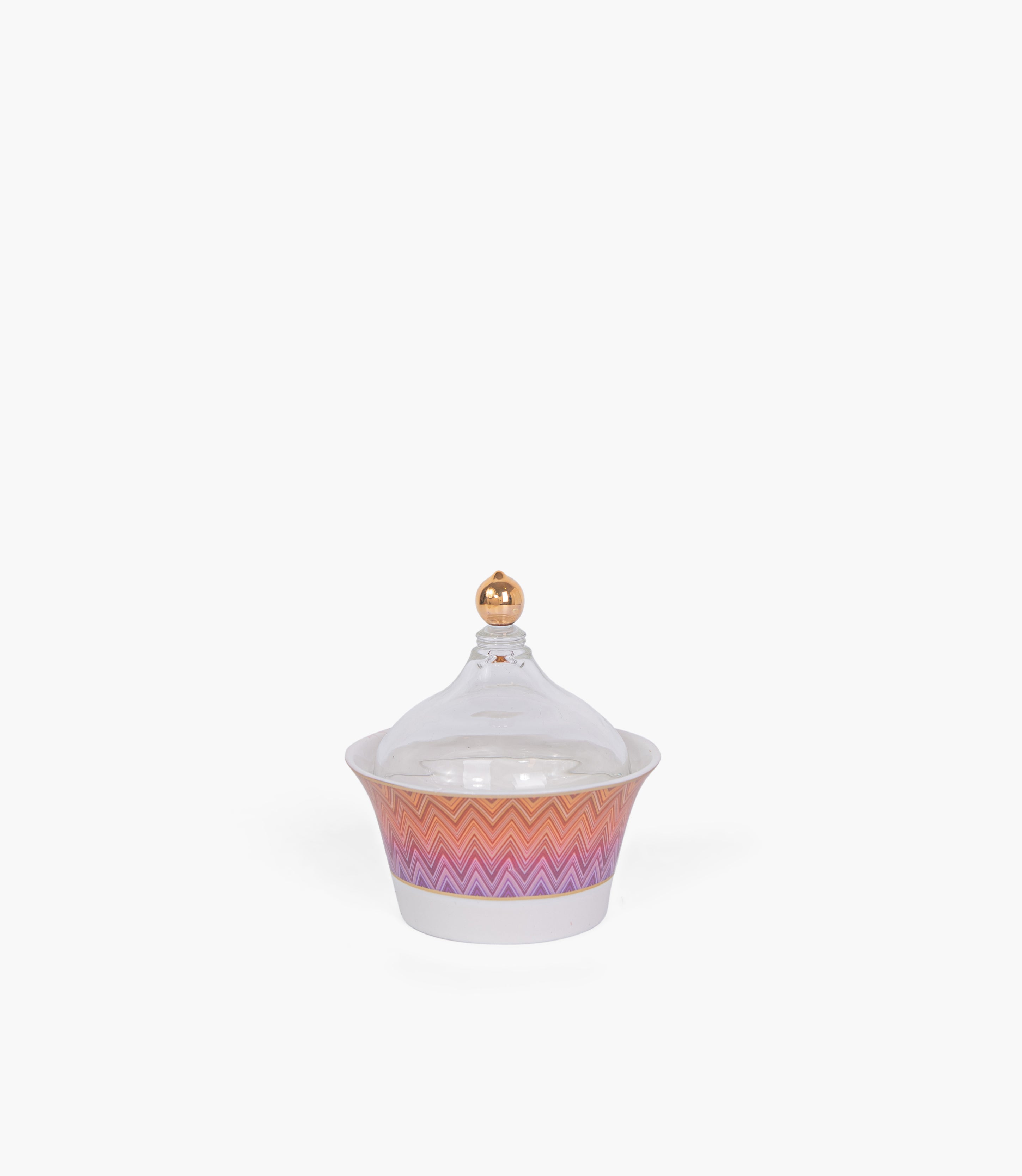 Longuette Light color Gold Dates Bowl w/ Lid