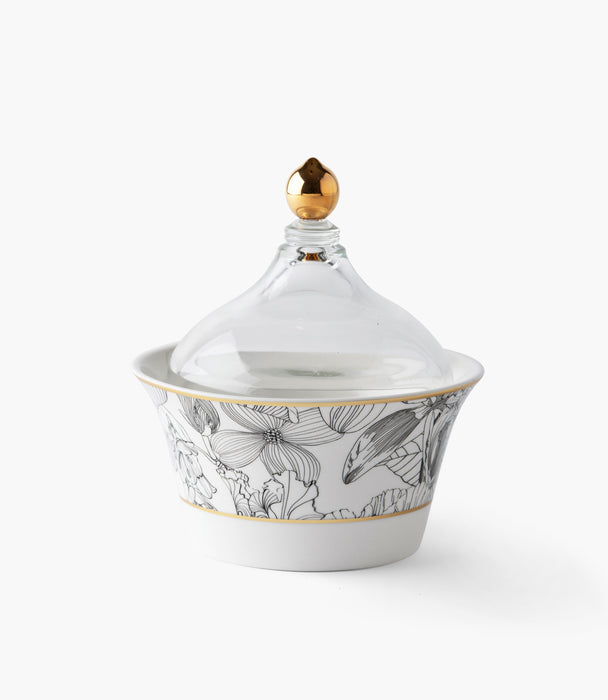Fleur de Soir Dates Bowl w/ Lid