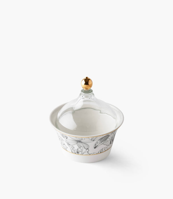 Fleur de Soir Dates Bowl w/ Lid