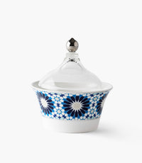 Naqsh Blue Dates Bowl w/ Lid