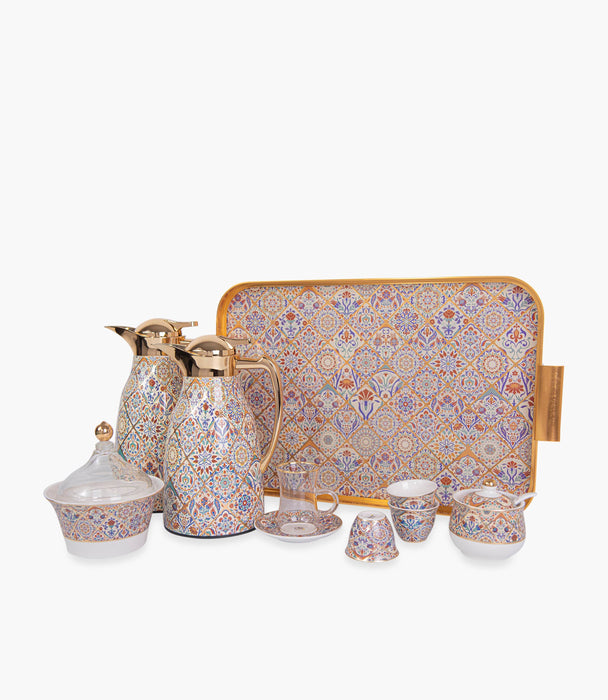 Andalusia Gold Porcelain Gawa Cup S/6 - Roomours