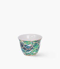 Amazonia Green Gold Porcelain Gawa Cup S/6