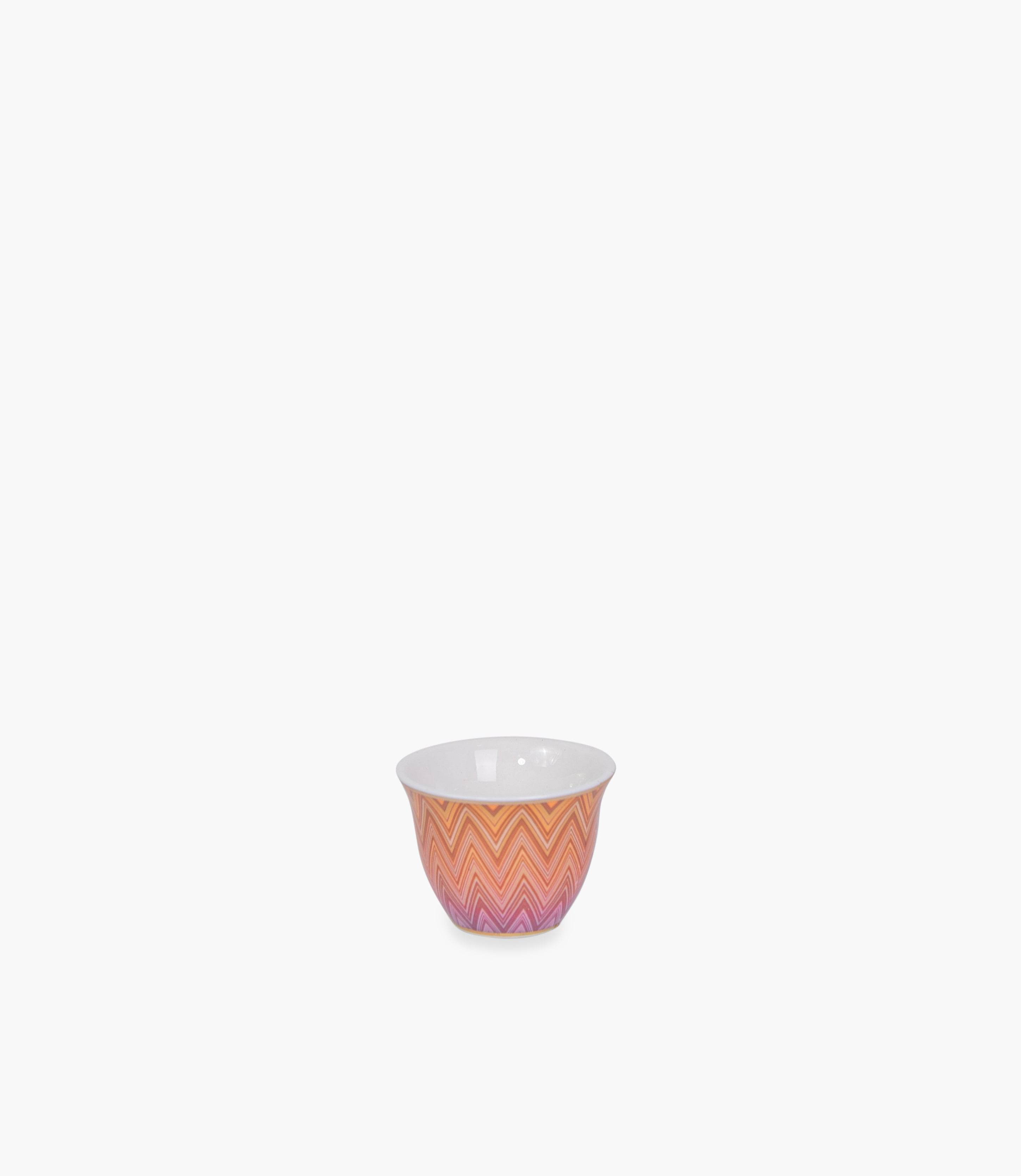 Longuette Light color Gold Porcelain Gawa Cup S/6