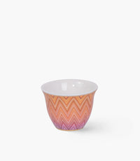Longuette Light color Gold Porcelain Gawa Cup S/6