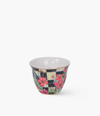 Scultura flower gold Porcelain Gawa Cup S/6