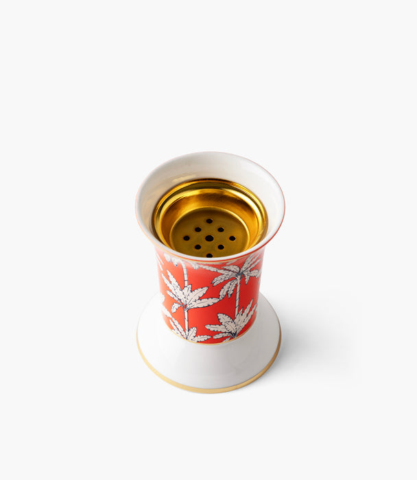 Orange Palm Incense Burner
