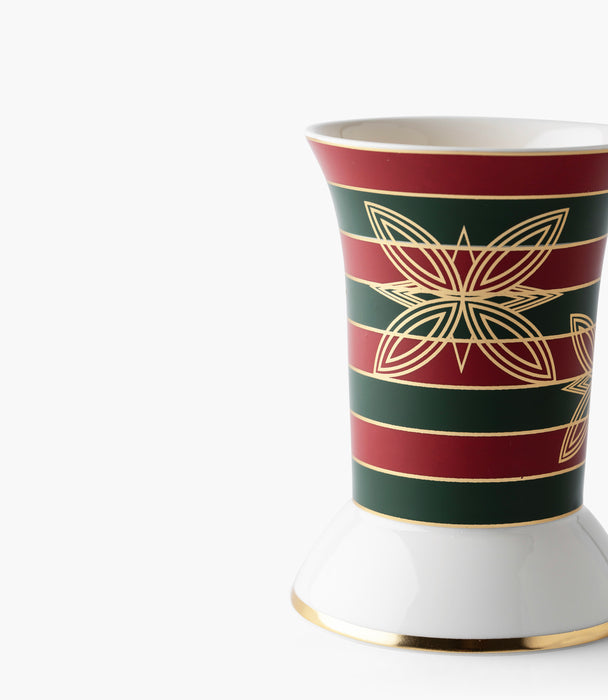 مبخرة واسيم بورسلين بزخارف هندسية كلاسيكية ملونة