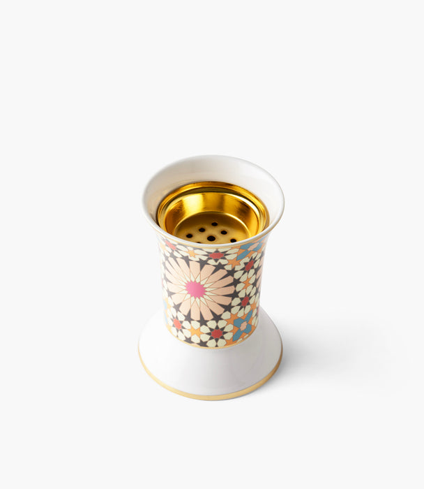Pink Geometric Incense Burner